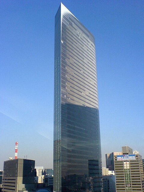 An office tower in Shinbashi, Tokyo — workplace context