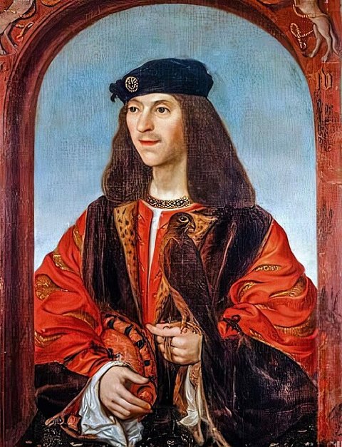 James IV — 17th-century portrait copy after a lost original from around 1500