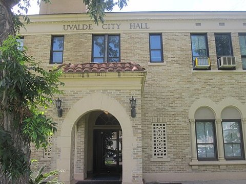 Uvalde City Hall — city context, not Robb Elementary