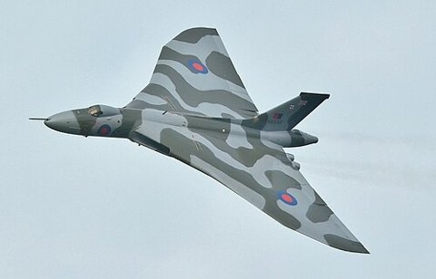 An Avro Vulcan — aircraft type associated with Violet Club